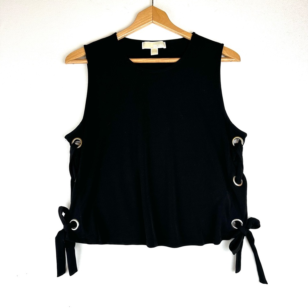 Michael Kors Tank with Grommet Side Ties